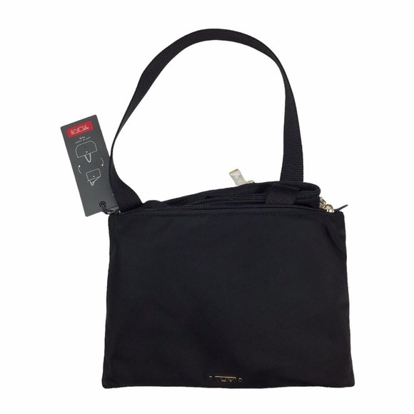 Tumi Voyageur Just In Case® Packable Nylon Black Tote NWT - Picture 9 of 10